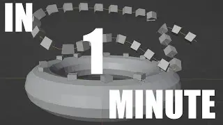 How to create an array in 1 Minute in Blender