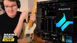 Recording Guitar with PLUGINS! Step by Step LIVE Tutorial | Making Music Live Ep. 8