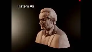 Hatem Ali statue in Nomad Sculpt on Ipad pro