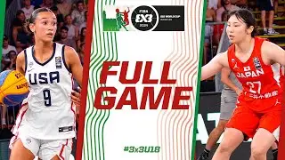 USA 🇺🇸 v Japan 🇯🇵 | Women | Full Final Game | FIBA 3x3 U18 World Cup 2024