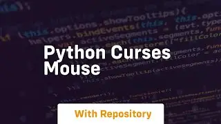 python curses mouse