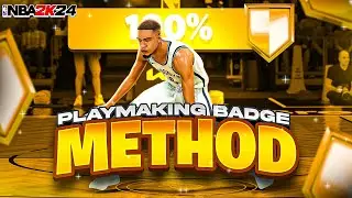 BEST PLAYMAKING BADGE METHOD in NBA2K24! HOW to QUICKLY MAX your PLAYMAKING BADGES ON NBA2K24!