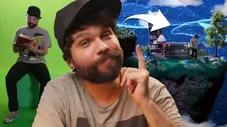 Fiz a cena dos MEUS SONHOS (3D + Chroma key) | GusHorn