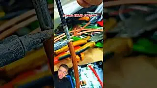 Паяем медь со сталью 🔥 #ремонт #automobile #сварка #lifehacks #сварщик #строительство