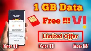 Free !!! 1 GB Data😱 | Vi | Limited Offer | Monthly 2 times