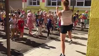 Утренняя зарядка в дет саду!