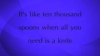 Alanis Morissette - Ironic w/lyrics (HQ sound)