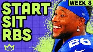 Week 8 Start Em Sit Em Running Backs Rankings | Fantasy Football 2022