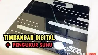 Review Timbangan Badan Digital Taffware (USB + Pengukur Suhu Ruangan)