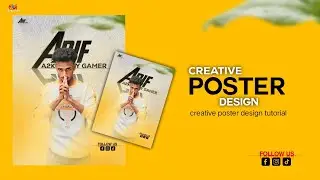 creative poster design tutorial 