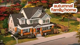 Cozy Autumnal Family Home 🍂 | The Sims 4 Speed Build
