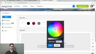 Build Brand Identity with DesignBold's New Features: My Colors & Fonts