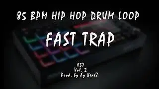 85 BPM Fast Trap Drum Loop | Drum stems #37 Vol.  | No Way Out