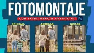 Fotomontajes profesionales en minutos - Con IA de Photoshop