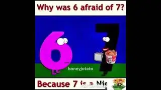 why was six afraid of seven? ⁉️🤔