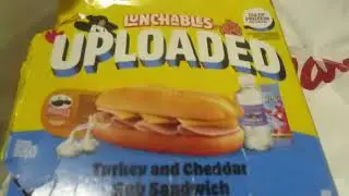 Lunchables Uploaded Turkey & Cheddar Sub Sandwich #lunchables #uploaded  #turkey #uploaded