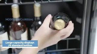 Newair 76 Bottle Dual-Zone Wine Fridge