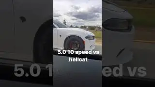 Mustang GT vs Hellcat Charger 🏎️