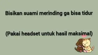 Suara bisikan suami - ASMR COWOK