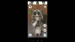 Talking Tom Drinking Milk