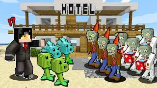 Playing PLANTS vs ZOMBIES in Minecraft!
