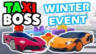 How to farm PRESENTS in the NEW WINTER HUNT EVENT! [ROBLOX TAXI BOSS UPDATE]