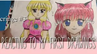 Reacting to my first manga drawings