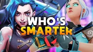 WHO'S SMARTER? League of Legends VS Valorant