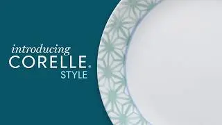 דגם Amalfi Verde, צלחות קורל מבית קורנינג