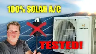 FREE Cooling & Heating: 2-Ton Solar AC Tested!