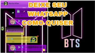 COMO COLOCAR FOTO NO FUNDO DO WHATSAPP GB