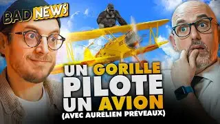 BADNEWS #236 UN GORILLE QUI PILOTE UN AVION (ft @AurelienPreveaux )
