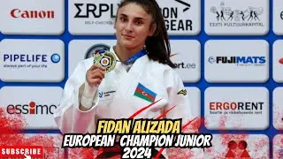 Fidan ALIZADA 🇦🇿 🥇 From Cadet European Champion in 2022 to Junior European Champion in 2024 🔥👑