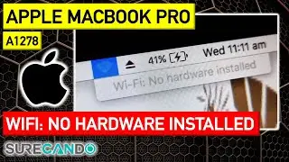 Mac OS “Wi-Fi: No Hardware Installed” Error – Easy Fix Replace Wifi Chip in the screen. MacBook 13