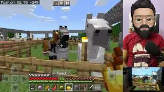 Feeding Horse | Horse in Minecraft | Minecraft Gameplay in Telugu
