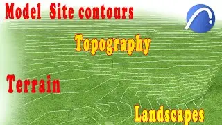 How to model a terrain in archicad.