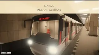 PRAGUE METRO SIMULATOR | LINKA C | Opatov - Letñany | Train M1