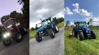 Tractor Tour ~ New Holland 7840 & New Holland T5 & Massey ferguson 265