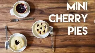 Mini cherry pies I für die Mami