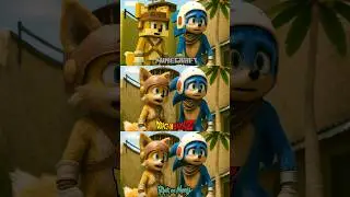 Sonic and Tails in Sonic movie 😱 Sonic the Hedgehog | Sonic Prime 