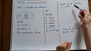 Moles y masa molar