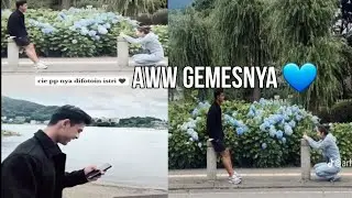 Momen arhan difotoin sama azizah gemes banget pasutri