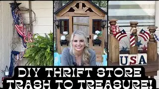 DIY THRIFT STORE TRASH TO TREASURE | DECORATE WITH ME