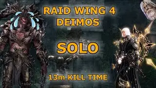 Guild Wars 2: SOLO Deimos Wing 4 Raid Boss (Kill Time: 13m)