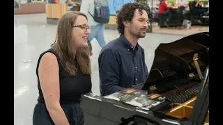 Shallow Piano Cover by Unknown artists at ADL airport