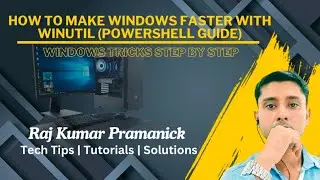 How To Optimize Windows Using Chris Titus Tech WinUtil | PowerShell Guide