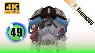 Fusion 360 Modeling V12 Engine EP 49 😍 4K