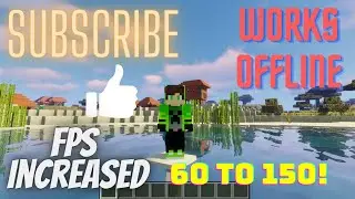 How to increase FPS in Sildurs shader for low end PCs | Works offline | Creepy Crafts.