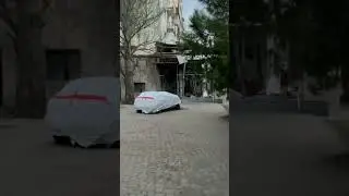 Район Ветки после обстрела 
