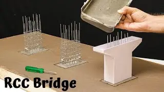 Mini Bridge Concrete Model (Part 1 = Column) || Mini House Model